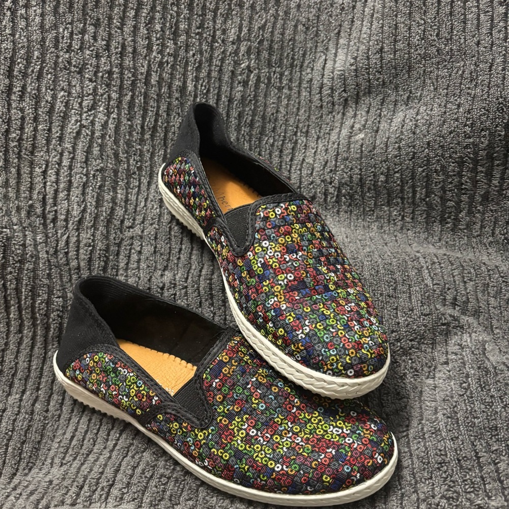 bernie mev. Multicolor Sequin Loafers